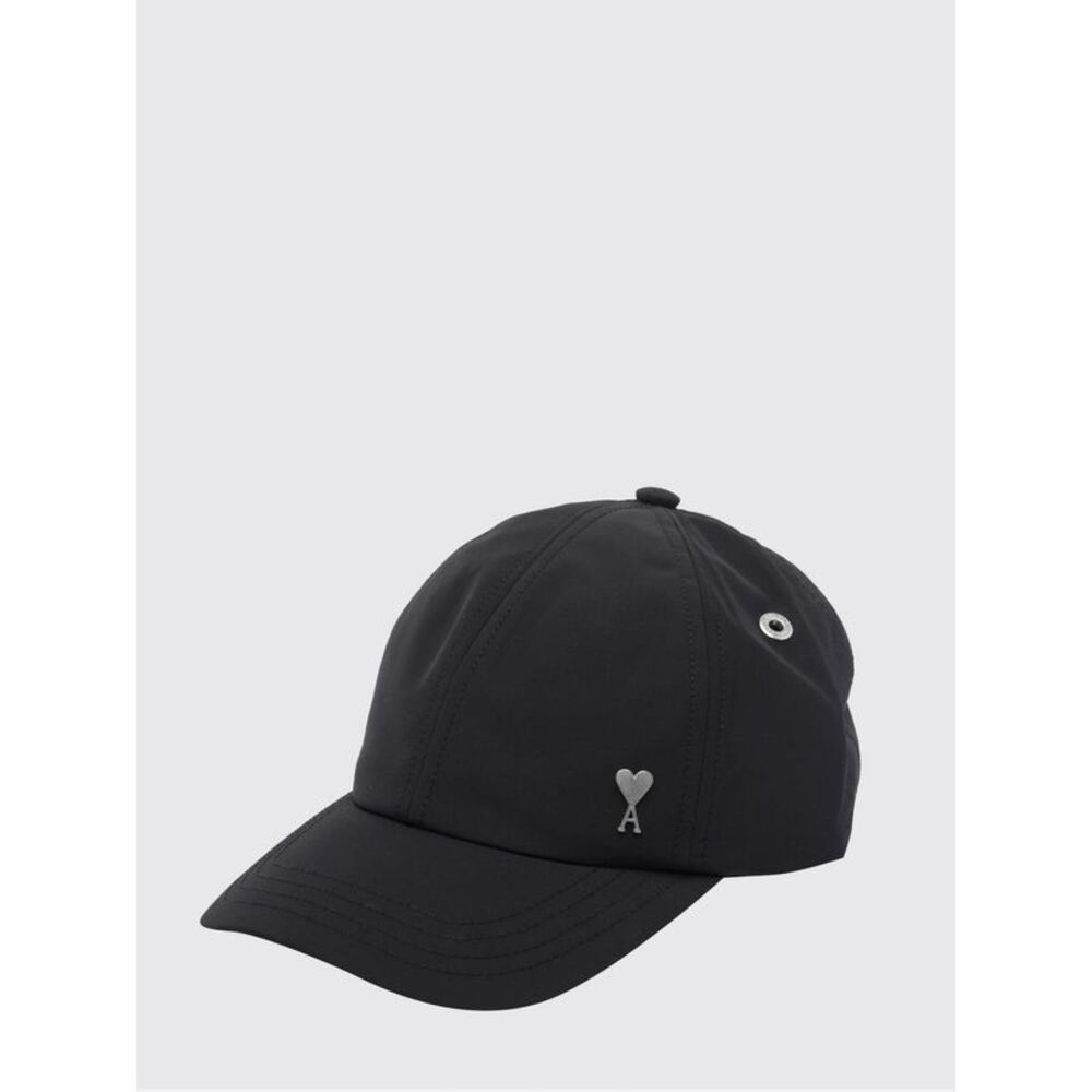 Ami Paris Women Ami Paris Contrast Logo Cotton Blend Baseball Cap